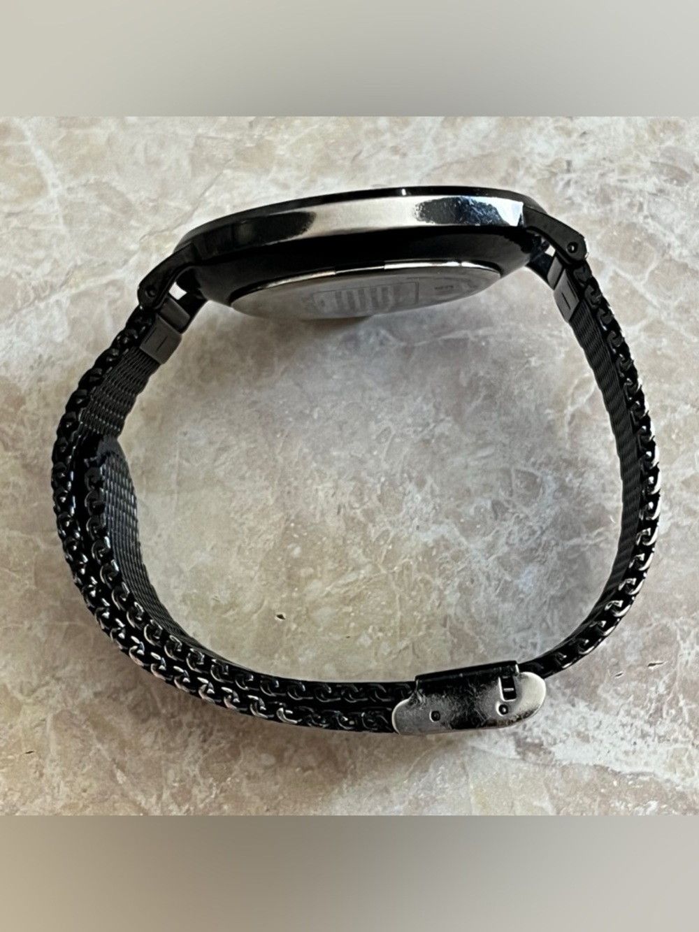 Coach Men's Charles Model Black Color Mesh Stainless Steel Bracelet Watch - Picture 3 of 11